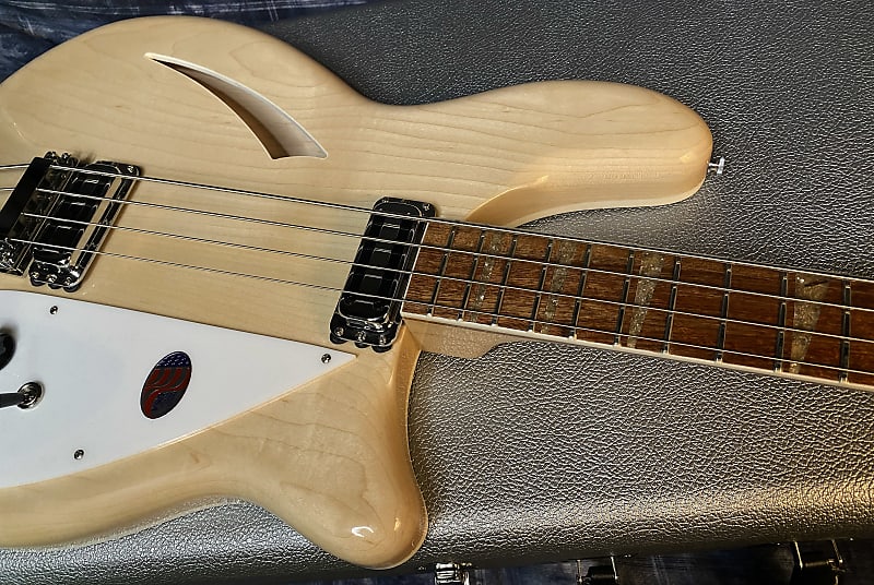 NEW ! 2024 Rickenbacker 4005V Maple Glo Mapleglo MG Semi-Hollow Body Bass - Authorized Dealer - In-Stock! 9lbs G03755