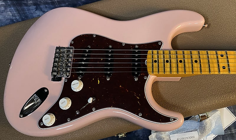 NEW ! 2024 Fender Custom Shop ' 62 Stratocaster Bizarre Guitar Exclusive Flamethrower - Super Limited Edition - Shell Pink - AAA Flamed Maple Neck - Authorized Dealer - G04057