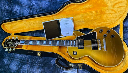 NEW! 2024 Gibson Les Paul Custom 57 Murphy Lab Ultra Light Aged Custom Shop - Bizarre Guitar 50th Anniversary Model - 9.5 lbs - All Double Gold - Authorized Dealer - G04169