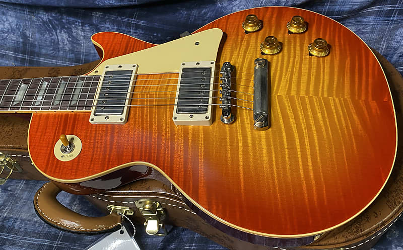 NEW! 2024 Gibson Custom Shop 1959 Les Paul Standard VOS - Sunrise Teaburst - Hand-Picked Top - Dealer Select - 8.6 lbs - Authorized Dealer - G03866