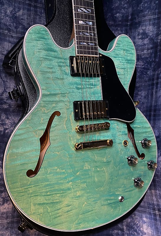 NEW ! 2024 Gibson ES Supreme - Seafoam Green - Authorized Dealer - 8.1 lbs - G04214