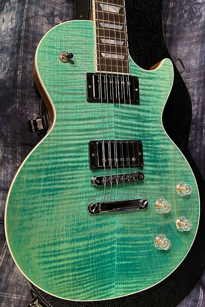 NEW! 2024 Gibson Les Paul Modern Figured - Seafoam Green - Authorized Dealer - 8.6 lbs -G03801