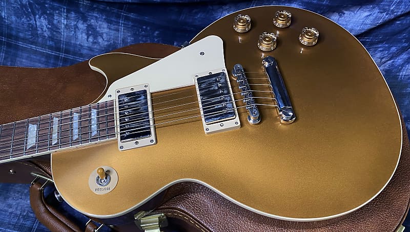 NEW ! 2024 Gibson Les Paul 50's Standard Bizarre Guitar 50th Anniversary Limited Edition All Gold Top, Back & Neck - Upgraded 57 Classic Pick-Ups - Speed Knobs - Titanium Saddles - Authorized Dealer - G03795 - 9.8 lbs