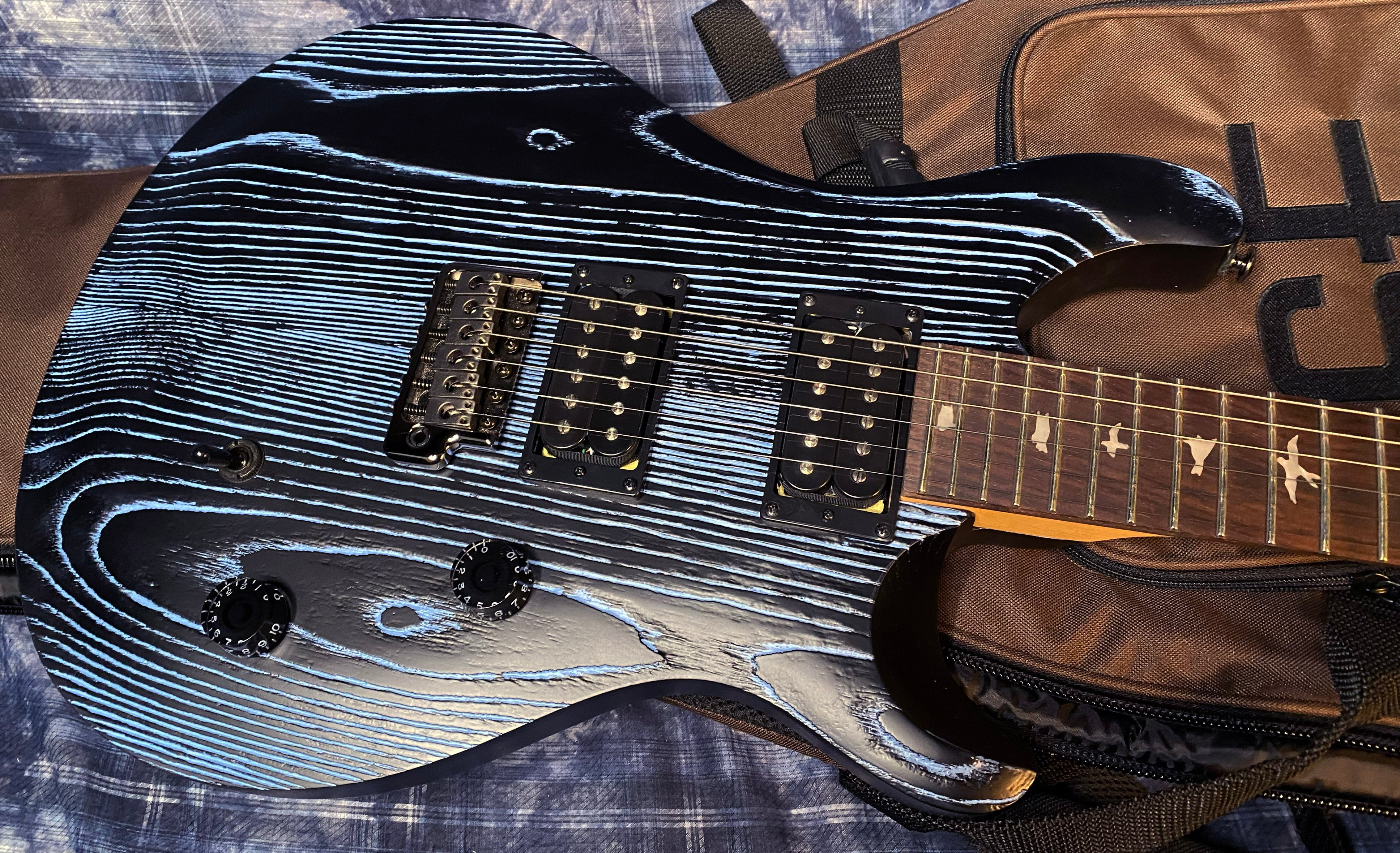 NEW ! 2024 PRS SE Sandblasted CE 24 - Sandblasted Blue - Limited Edition - Authorized Dealer - 7.2lbs - G03348