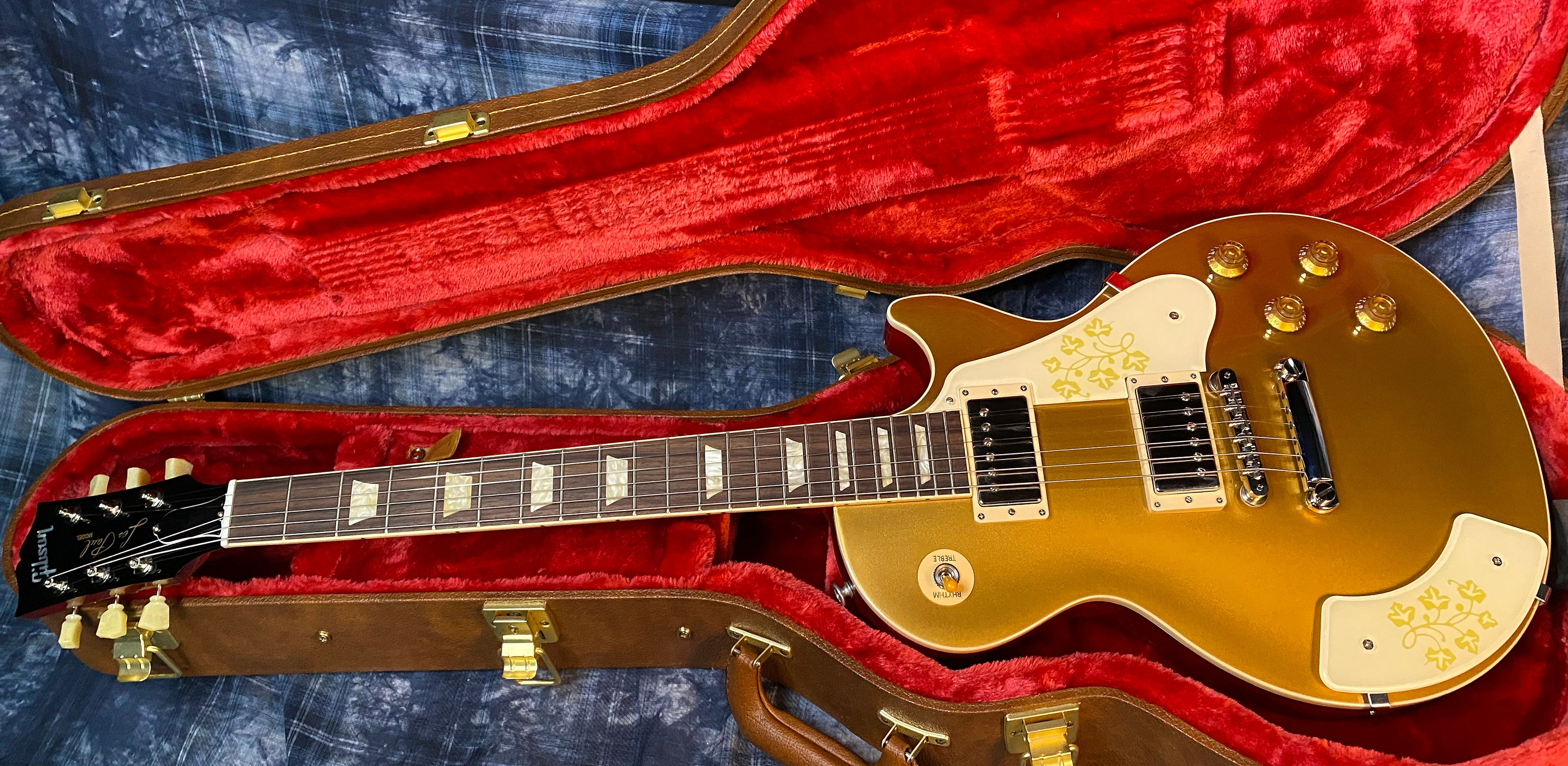 NEW ! 2024 Gibson Mary Ford Les Paul Standard- Gold Top Cherry Back - Authorized Dealer - 9.2lbs - G04166