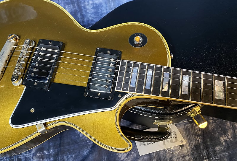 NEW! 2024 Gibson Les Paul Custom 57 Murphy Lab Ultra Light Aged Custom Shop - Bizarre Guitar 50th Anniversary Model - 9.5 lbs - All Double Gold - Authorized Dealer - G04169