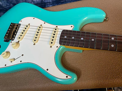 NEW! 2024 Fender Custom Shop S24 LTD L-Series ‘64 Stratocaster Journeyman - Aged Sea Foam Green - Authorized Dealer - 7.8lbs - G03921