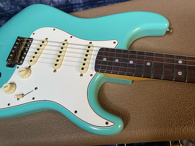 NEW! 2024 Fender Custom Shop S24 LTD L-Series ‘64 Stratocaster Journeyman - Aged Sea Foam Green - Authorized Dealer - 7.8lbs - G03921