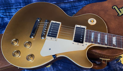 NEW ! 2024 Gibson Les Paul 50's Standard Bizarre Guitar 50th Anniversary Limited Edition All Gold Top, Back & Neck - Upgraded 57 Classic Pick-Ups - Speed Knobs - Titanium Saddles - Authorized Dealer - G03496 - 10.7lbs