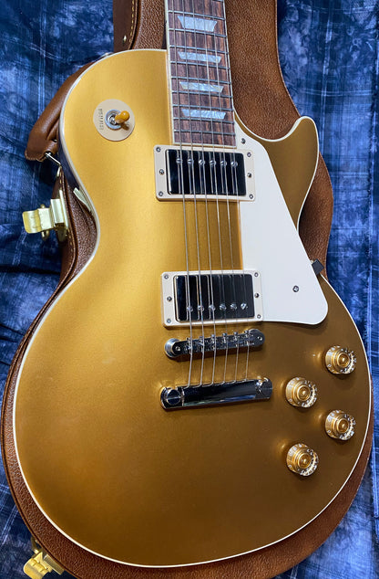 NEW ! 2024 Gibson Les Paul 50's Standard Bizarre Guitar 50th Anniversary Limited Edition All Gold Top, Back & Neck - Upgraded 57 Classic Pick-Ups - Speed Knobs - Titanium Saddles - Authorized Dealer - G03508 - 10.9lbs!