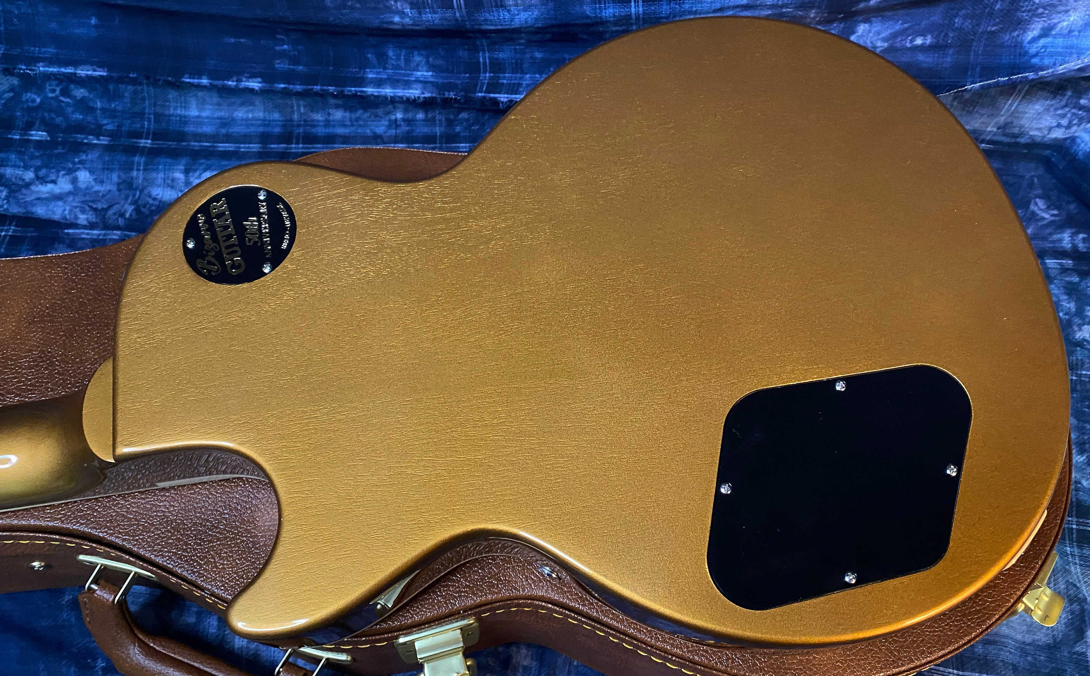 NEW ! 2024 Gibson Les Paul 50's Standard Bizarre Guitar 50th Anniversary Limited Edition All Gold Top, Back & Neck - Upgraded 57 Classic Pick-Ups - Speed Knobs - Titanium Saddles - Authorized Dealer - G03496 - 10.7lbs