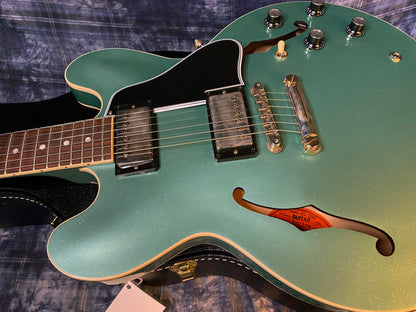 NEW! 2024 Gibson Custom Shop 1961 ES-335 Reissue - Inverness Green Sparkle VOS Finish - Custom Order Made 2 Measure - Super Limited Run - M2M - Authorized Dealer - 8 lbs - G03282