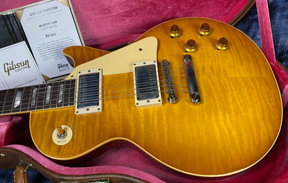 NEW! 2024 Gibson Custom 1959 Les Paul Standard Reissue Electric Guitar - Murphy Lab Light Aged Dirty Lemon - 8.45lbs - Authorized Dealer - G02765