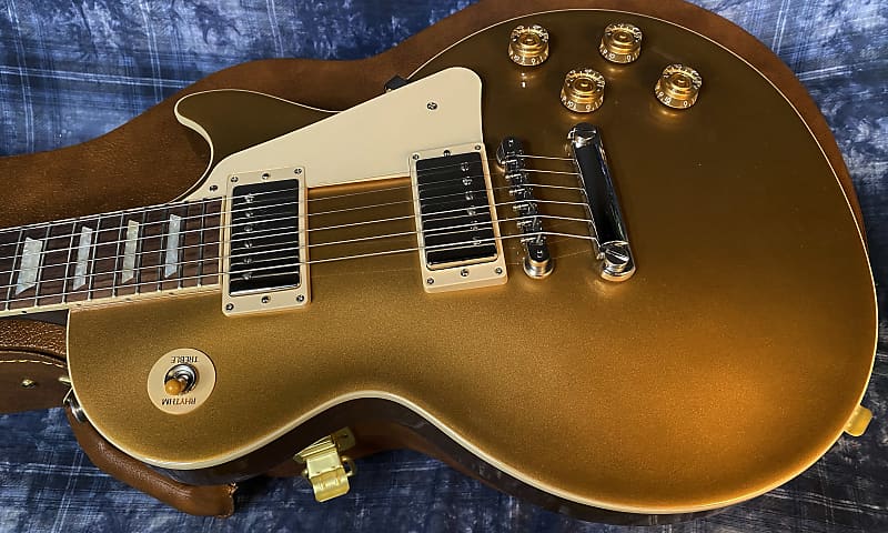 NEW ! 2024 Gibson Les Paul 50's Standard Bizarre Guitar 50th Anniversary Limited Edition All Gold Top, Back & Neck - Upgraded 57 Classic Pick-Ups - Speed Knobs - Titanium Saddles - Authorized Dealer - G03783 - 9.5 lbs!