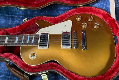 NEW ! 2024 Gibson Les Paul 50's Standard Bizarre Guitar 50th Anniversary Limited Edition All Gold Top, Back & Neck - Upgraded 57 Classic Pick-Ups - Speed Knobs - Titanium Saddles - Authorized Dealer - G03795 - 9.8 lbs