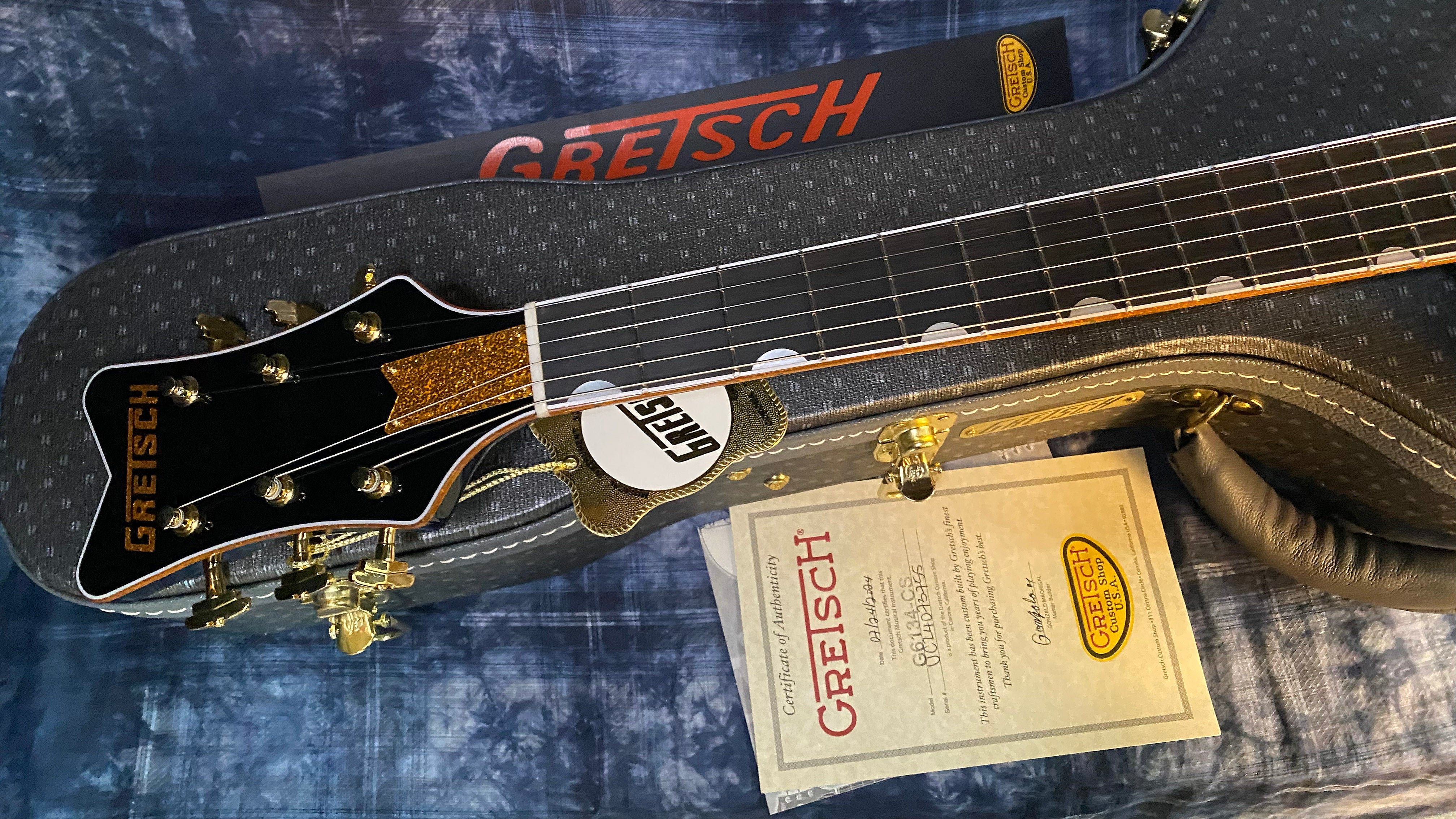 NEW! 2024 Gretsch G6134CS Penguin - Bigsby - Master Built - Gonzalo Madrigal - Gloss Black - Authorized Dealer! RARE! Weighs 8.6lbs - G03448