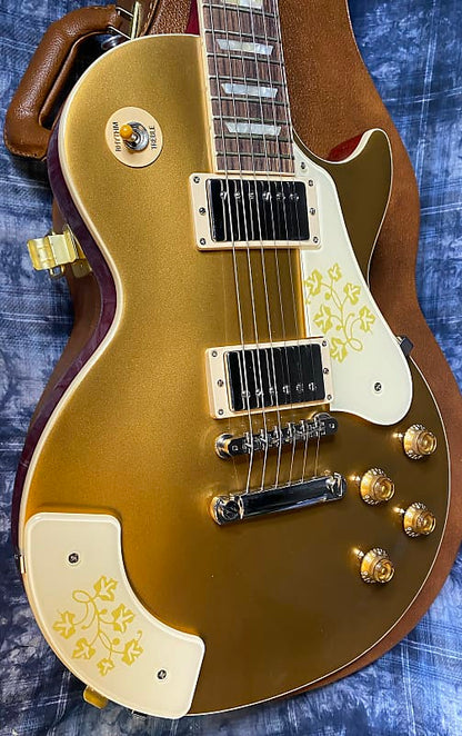 NEW ! 2024 Gibson Mary Ford Les Paul Standard- Gold Top Cherry Back - Authorized Dealer - 9.5lbs - G04124