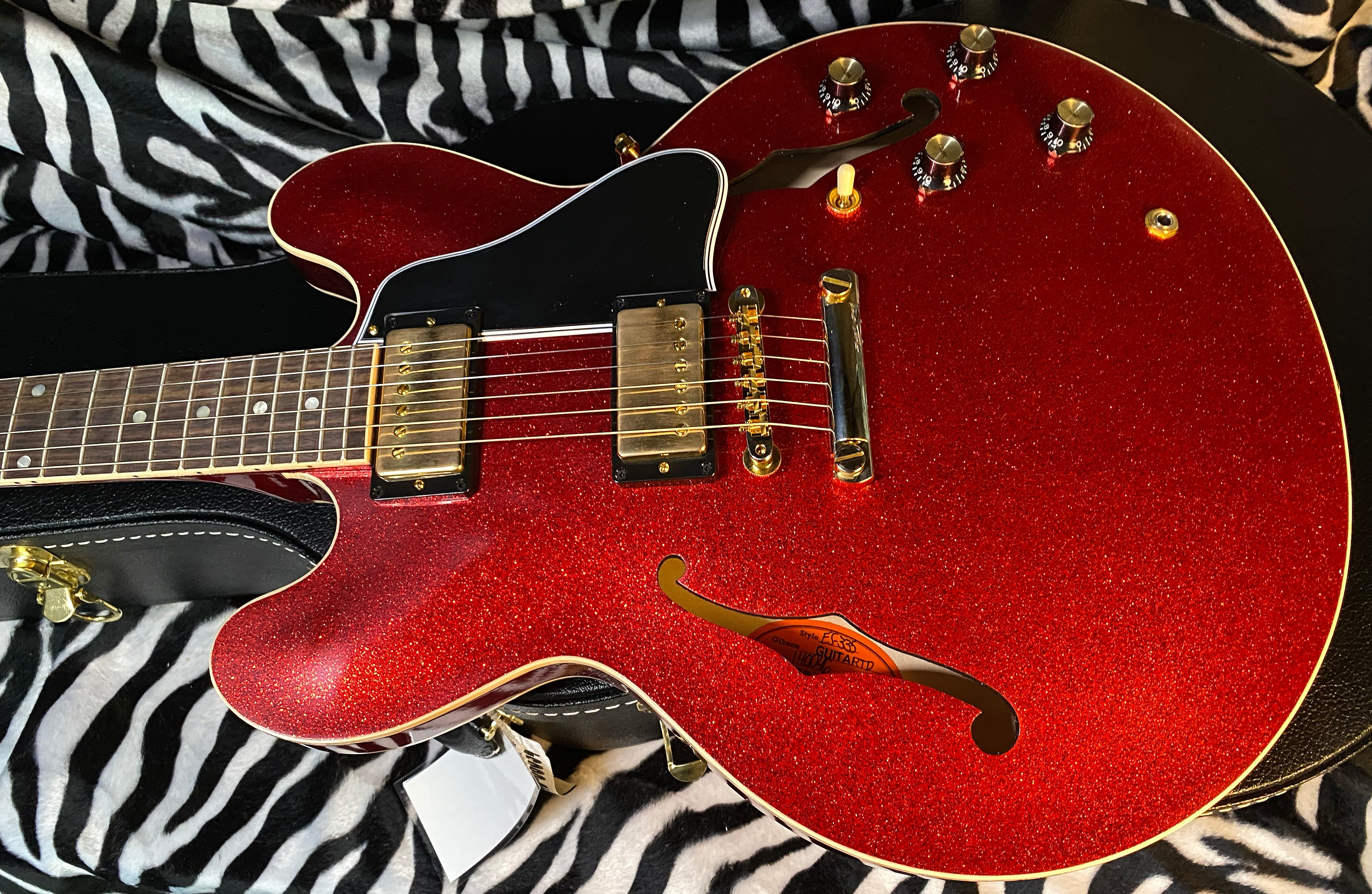 NEW! 2024 Gibson Custom Shop 1961 ES-335 Reissue - Red Sparkle VOS Finish - Custom Order Made 2 Measure - Limited Edition! - Authorized Dealer - 8lbs - In-Stock G02409