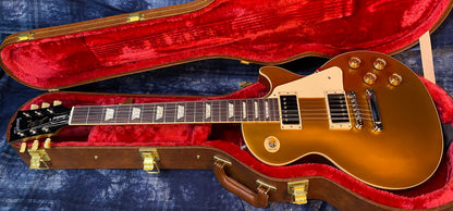 NEW ! 2024 Gibson Les Paul 50's Standard Bizarre Guitar 50th Anniversary Limited Edition All Gold Top, Back & Neck - Upgraded 57 Classic Pick-Ups - Speed Knobs - Titanium Saddles - Authorized Dealer - G03501 - Only 9.2 lbs