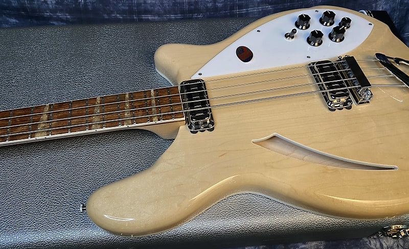 NEW ! 2024 Rickenbacker 4005V Maple Glo Mapleglo MG Semi-Hollow Body Bass - Authorized Dealer - In-Stock! 9.1 lbs G03975