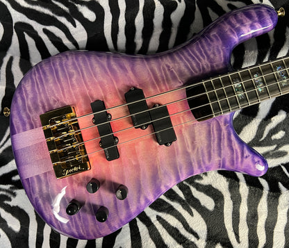 Spector USA Custom Shop NS-2 - Ultra Violet/Pink Burst - Authorized Dealer