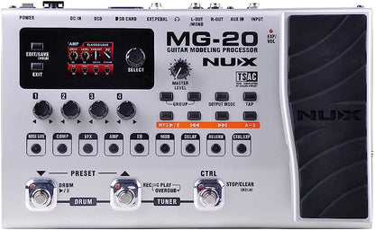 NuX MG-20 Guitar Modeling Processor - Authorized Dealer