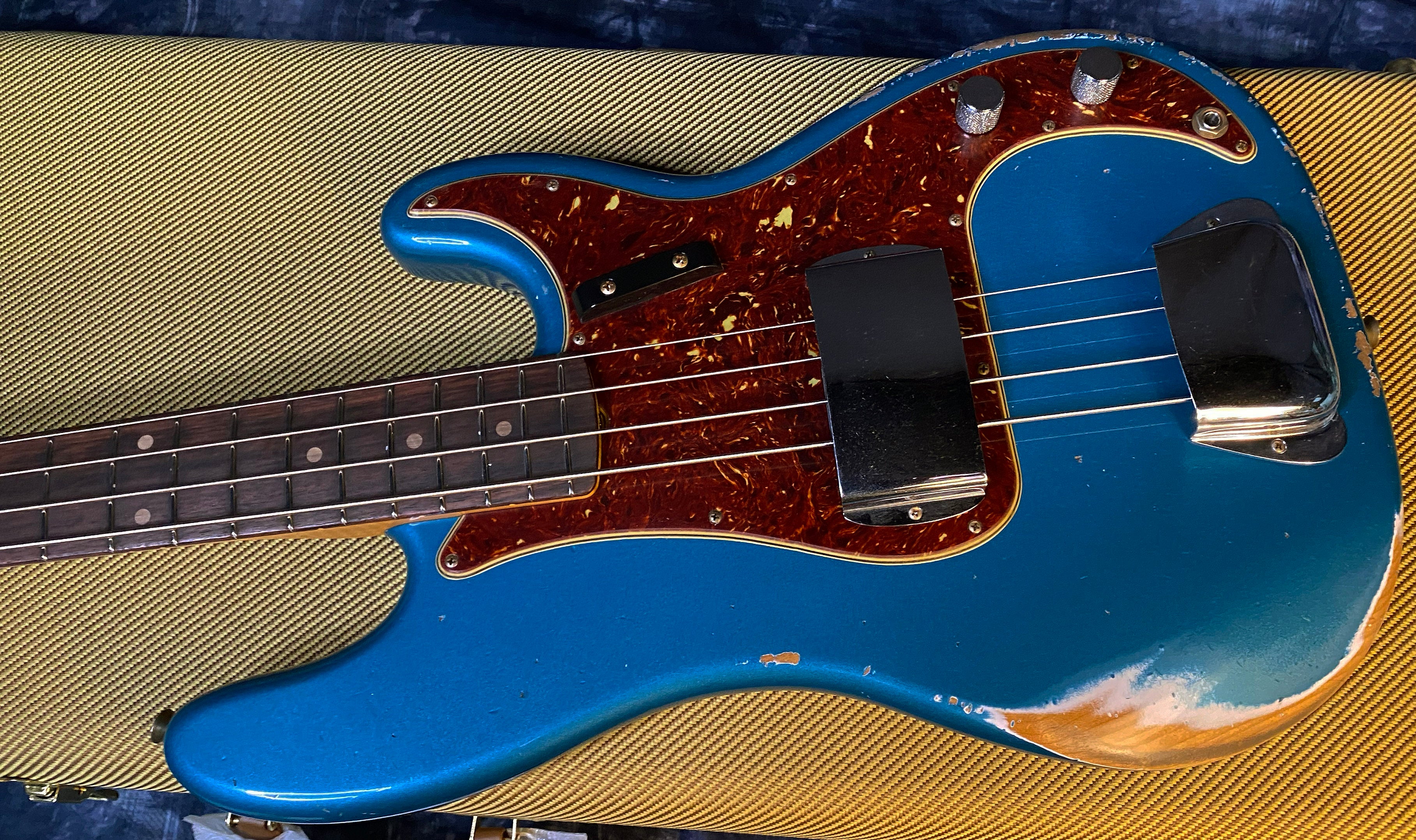 NEW ! 2024 Fender Custom Shop '63 Precision Bass Relic - Ocean Turquoise - 9.1 lbs - Authorized Dealer! In Stock! G03211