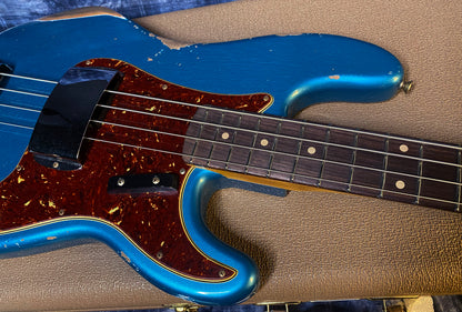 NEW ! 2024 Fender Custom Shop '63 Precision Bass Relic - Ocean Turquoise - 9.1 lbs - Authorized Dealer! In Stock! G03417