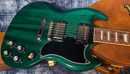 NEW! 2024 Gibson SG Standard '61 Stoptail - Translucent Teal - 6.9 lbs - Authorized Dealer - G04171