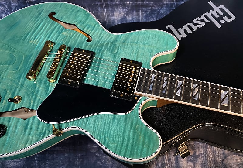 NEW ! 2024 Gibson ES Supreme - Seafoam Green - Authorized Dealer - 8.1 lbs - G04167