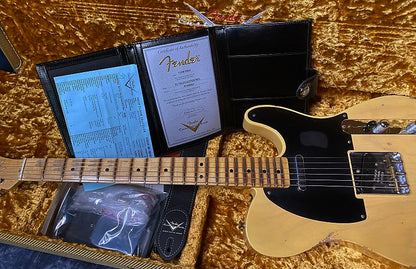 NEW! 2024 Fender Custom Shop '52 Telecaster Relic - Aged NoCaster Blonde - Authorized Dealer - 7.4 lbs - G03993