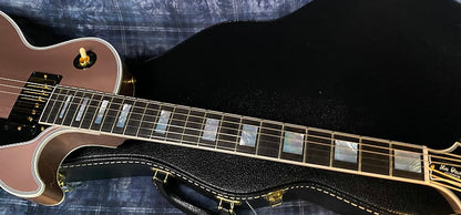 BRAND NEW! 2024 Gibson Dealer Select Custom Shop Les Paul Custom - Rose Gold Authorized Dealer - Only 9.4 lbs! - G03342