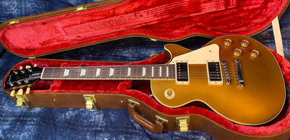 NEW ! 2024 Gibson Les Paul 50's Standard Bizarre Guitar 50th Anniversary Limited Edition All Gold Top, Back & Neck - Upgraded 57 Classic Pick-Ups - Speed Knobs - Titanium Saddles - Authorized Dealer - G03496 - 10.7lbs