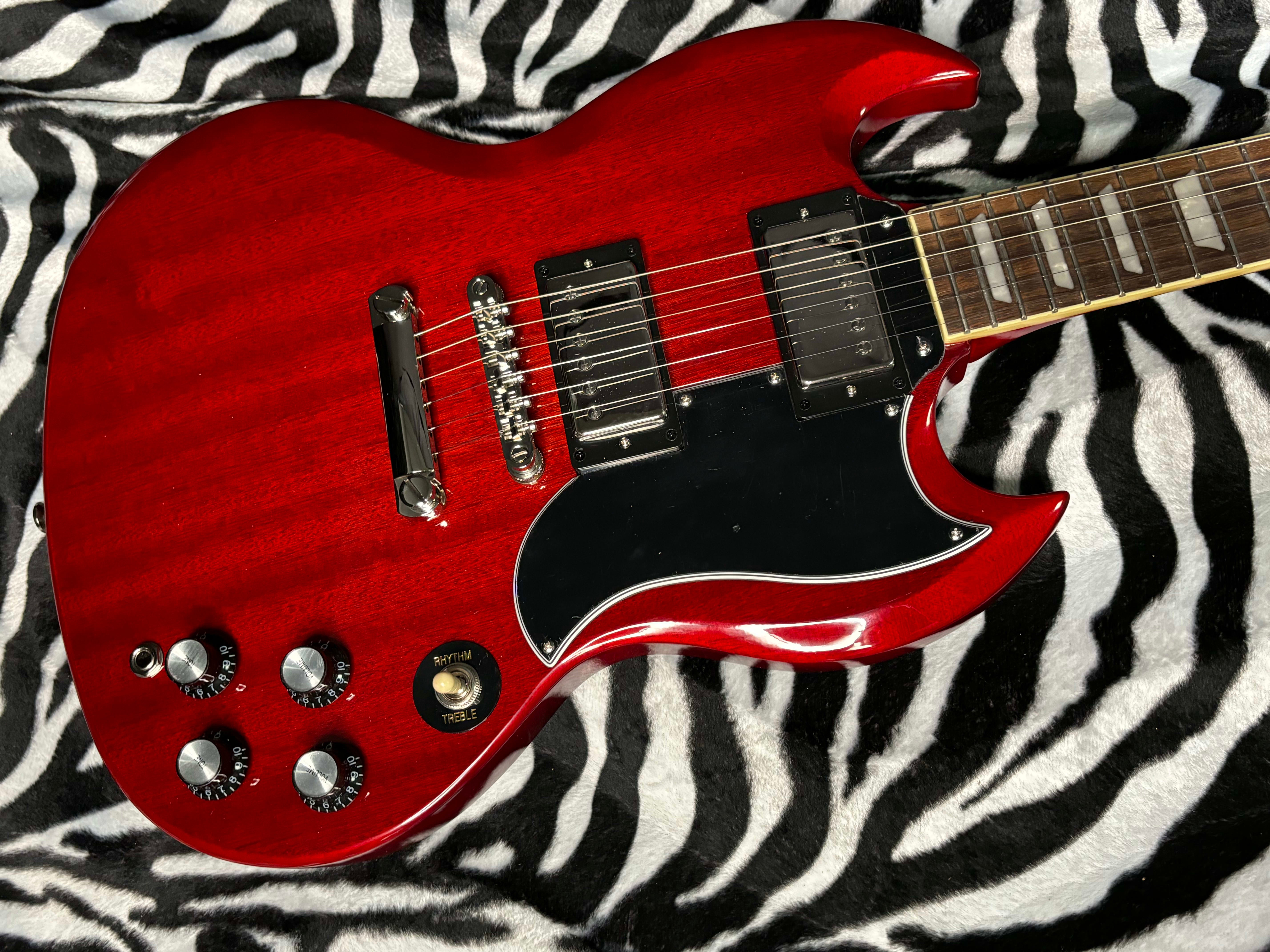 New 2023 Epiphone SG Standard '61 Vintage Cherry 6.95lbs- Authorized Dealer- In Stock! G01888