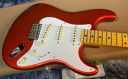 NEW ! 2024 Fender Custom Shop 1957 Stratocaster - Super Thin Lacquer Candy Tangerine TCP Finish - Poblano Pick Ups - Authorized Dealer - NOS - 7.8lbs - G03920