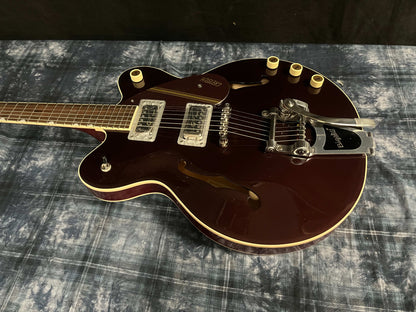 NEW ! 2023 Gretsch G2604T Limited Edition Streamliner Rally II Center Block Bigsby - Two-Tone Oxblood/Walnut Stain - Authorized Dealer 6.9lbs In Stock!!