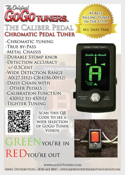 best chromatic tuner pedal GoGo Caliber Chromatic Tuner