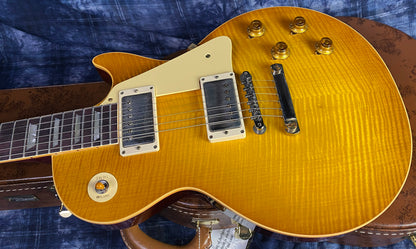 NEW! 2024 Gibson Custom Shop 1959 Les Paul - Dirty Lemon - Authorized Dealer - Hand Picked Killer Flame Top VOS - Only 8.5 lbs! - G03087