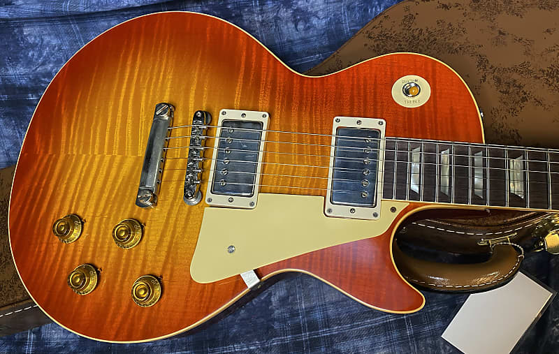 NEW! 2024 Gibson Custom Shop 1959 Les Paul Standard VOS - Sunrise Teaburst - Hand-Picked Top - Dealer Select - 8.6 lbs - Authorized Dealer - G03866