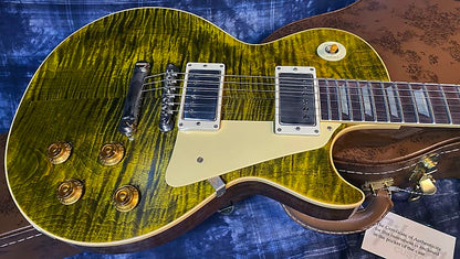 NEW ! 2024 Gibson Custom Shop Dealer Select '59 Les Paul Standard Reissue - Yellow Tiger - Monster Hand Picked Top - 9.3lbs - Authorized Dealer - G03726