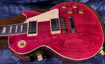 BRAND NEW ! 2024 Gibson Les Paul Standard '50s Translucent Fuchsia - Beautiful Flame Top! - 9.5 lbs - Authorized Dealer - G03763