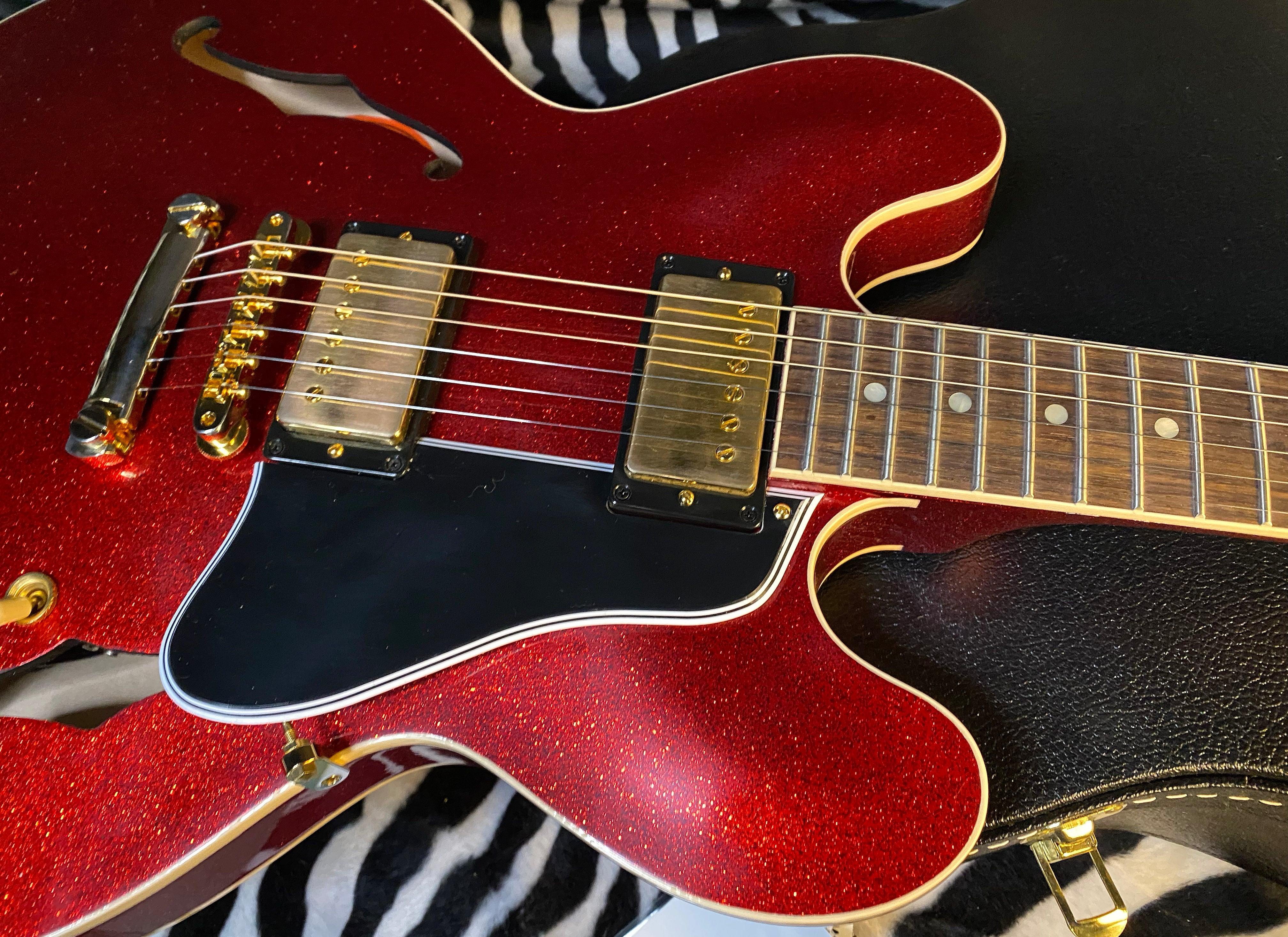 NEW! 2024 Gibson Custom Shop 1961 ES-335 Reissue - Red Sparkle VOS Finish - Custom Order Made 2 Measure - Limited Edition! - Authorized Dealer - 8lbs - In-Stock G02409