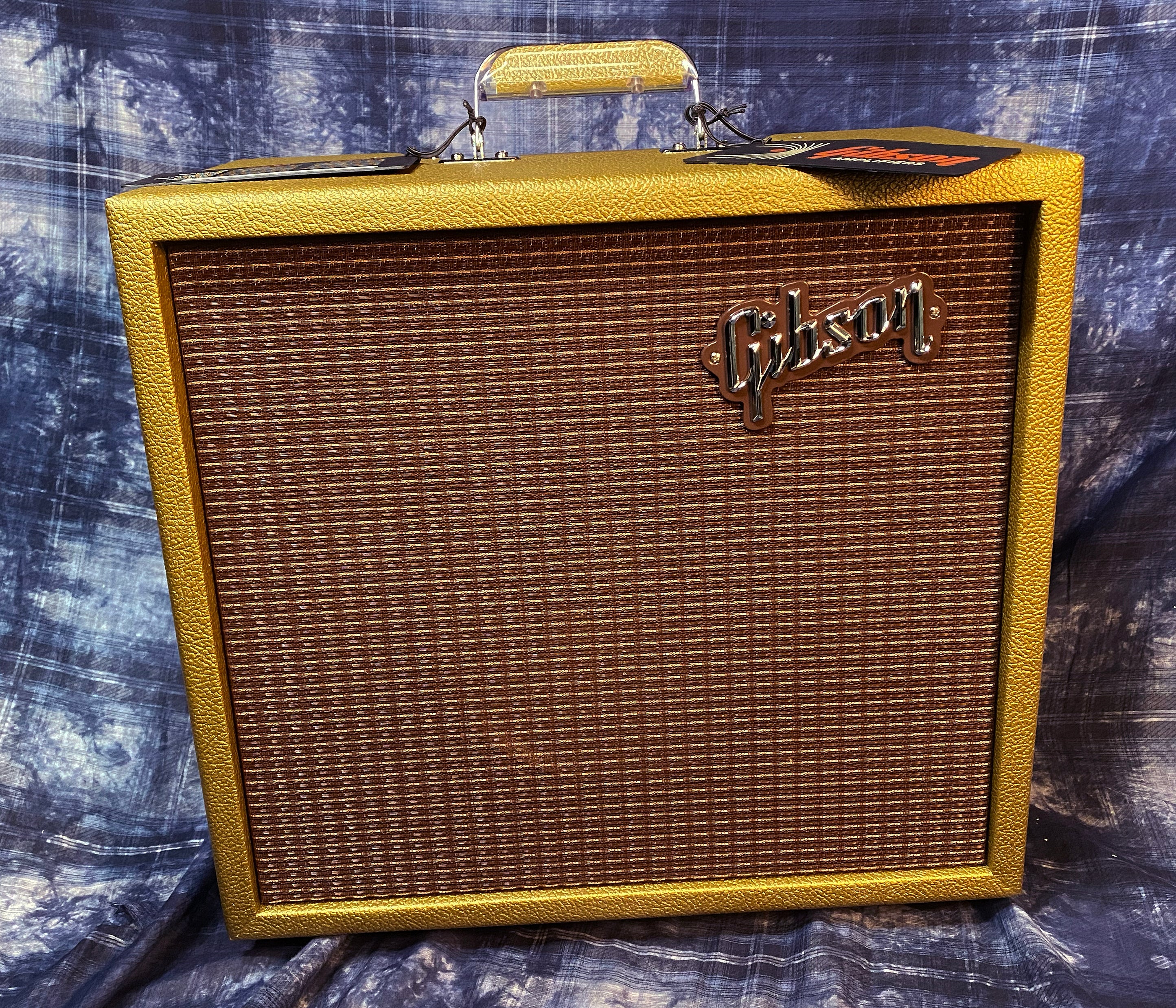 NEW ! 2024 Gibson Falcon 5 1x10 Combo - Bizarre Guitar 50th Anniversary Limited Edition - Gold Top Vinyl Oxblood Grille - Celestion Creamback Speaker - Authorized Dealer