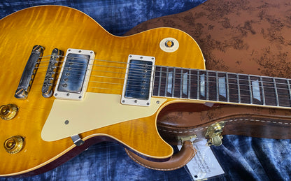 NEW! 2024 Gibson Custom 1959 Les Paul Standard Reissue Electric Guitar - Murphy Lab Light Aged Dirty Lemon - 8.45lbs - Authorized Dealer - G02765