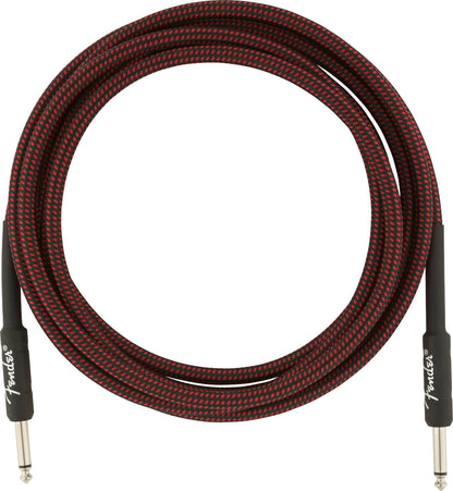 NEW ! Fender Professional Series Instrument Cables, 10', Red Tweed - Authorized Dealer - Lifetime Warranty