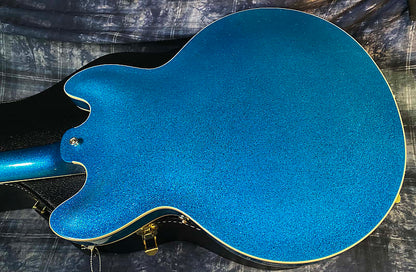 NEW! 2024 Gibson Custom Shop 1964 ES-335 VOS Reissue - Blue Sparkle - Authorized Dealer - 8.4 lbs - G03890