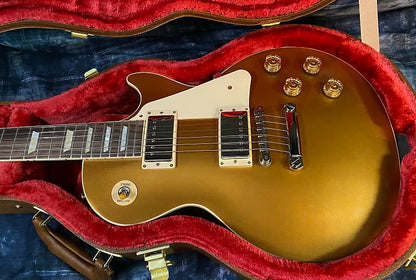 NEW ! 2024 Gibson Les Paul 50's Standard Bizarre Guitar 50th Anniversary Limited Edition All Gold Top, Back & Neck - Upgraded 57 Classic Pick-Ups - Speed Knobs - Titanium Saddles - Authorized Dealer - G03764 - 9.6 lbs