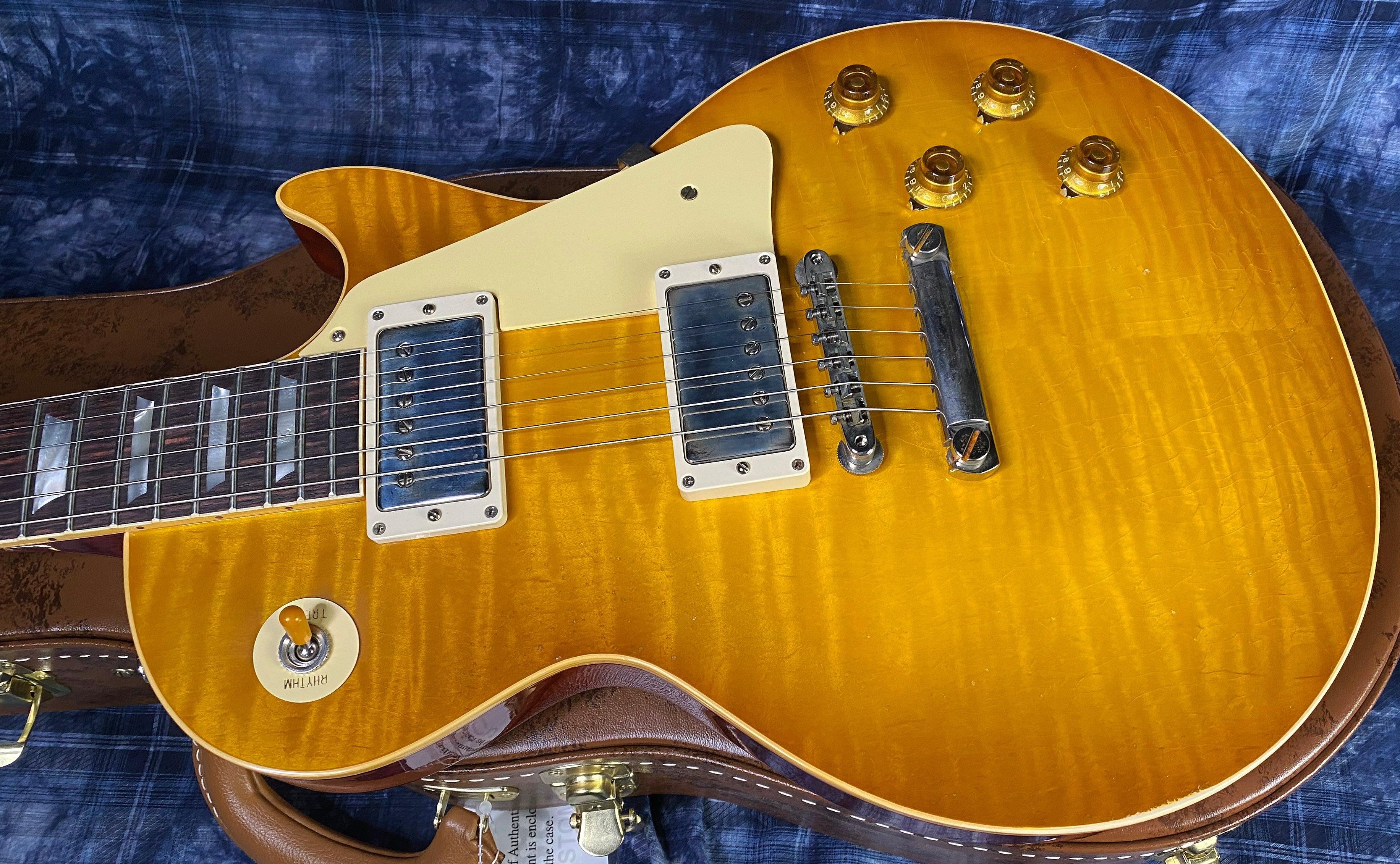 NEW! 2024 Gibson Custom 1959 Les Paul Standard Reissue Electric Guitar - Murphy Lab Light Aged Dirty Lemon - 8.45lbs - Authorized Dealer - G02765