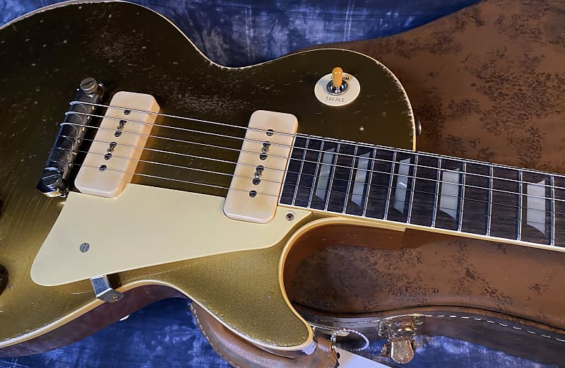 NEW! 2024 Gibson Custom Shop 1954 Les Paul Gold Top Reissue Heavy Aged Murphy Lab - Authorized Dealer - 9.1 lbs - G03718