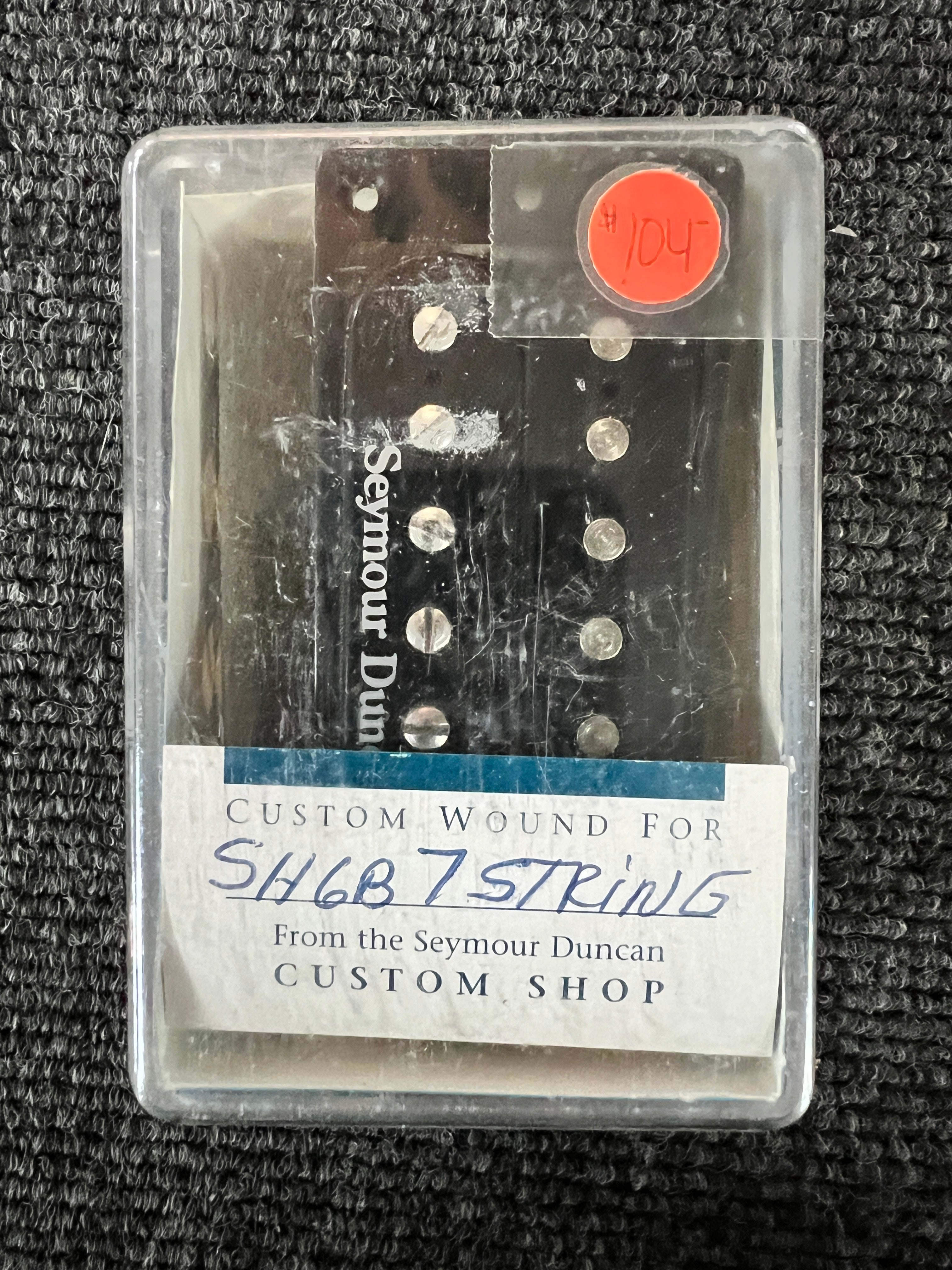 Seymour Duncan SH-6b Duncan Distortion 7-String Bridge Humbucker - Black - Authorized Dealer